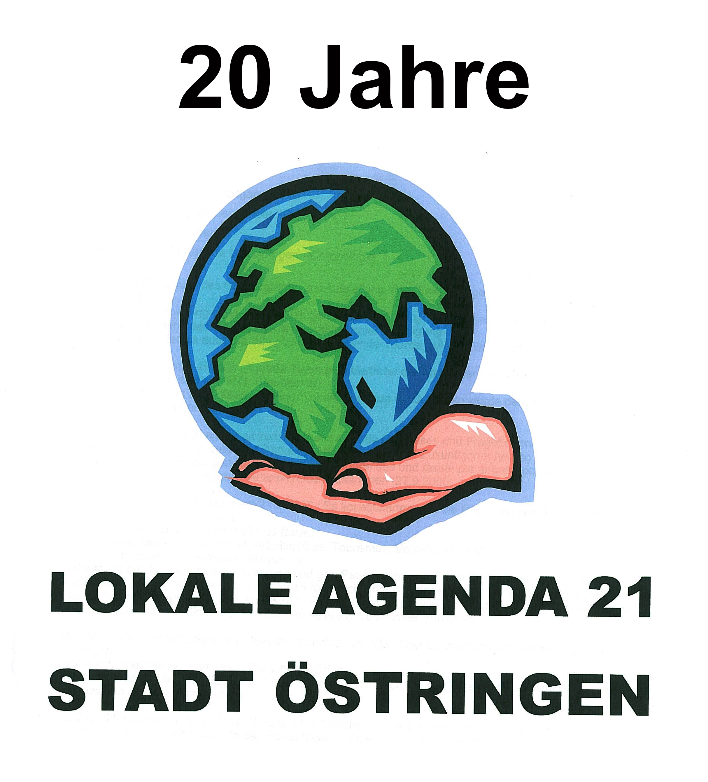  Logo `20 Jahre Lokale Agenda 21 der Stadt Östringen´ 