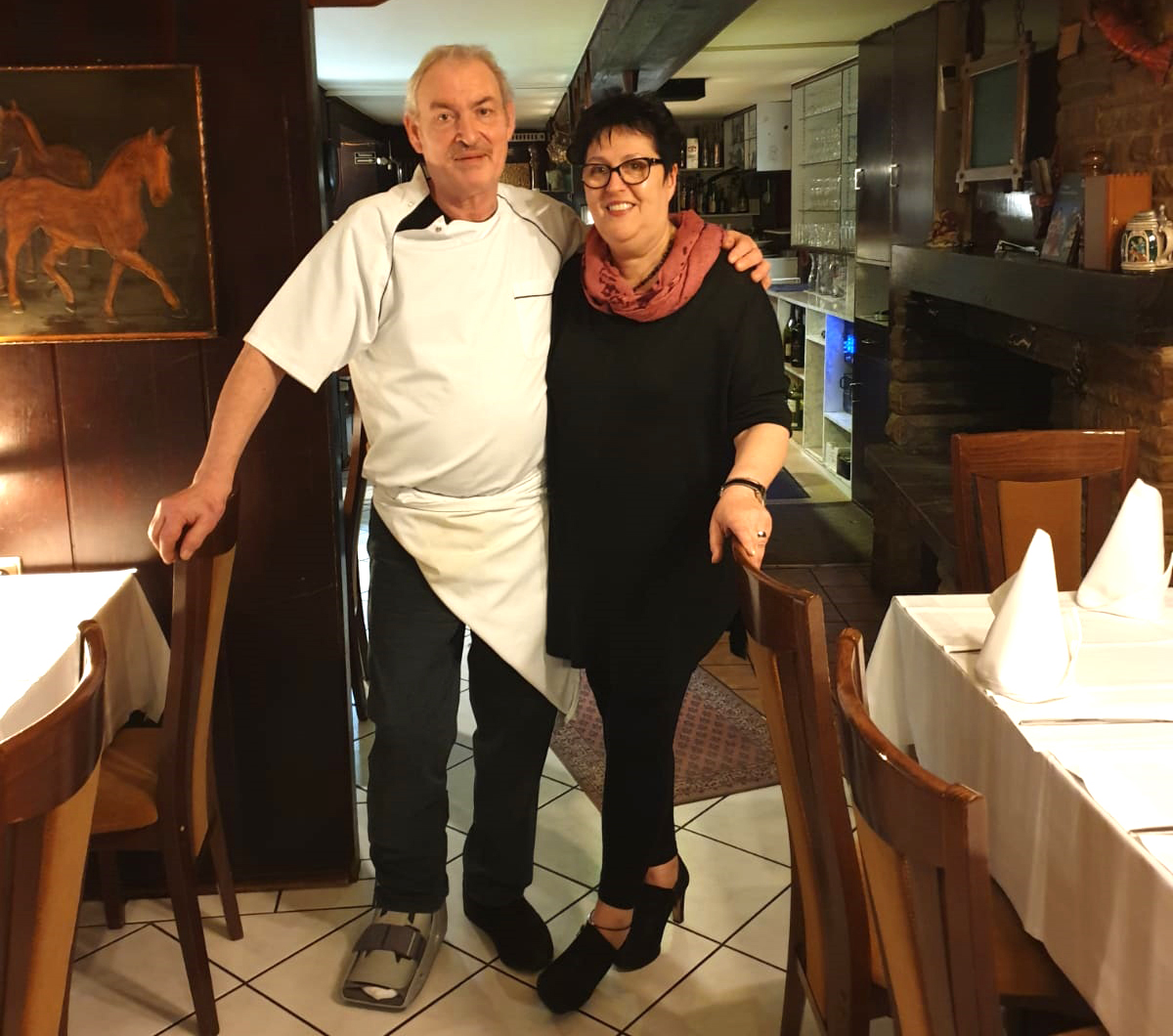  Rino und Christa Colledan führten mehr als vier Jahrzehnte das Restaurant Venezia 